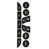 Practical Car Vinyl Climate Repair Decals Button Sticker Air Dashboard Accessories for Ford Focus 2 MK2 99-05