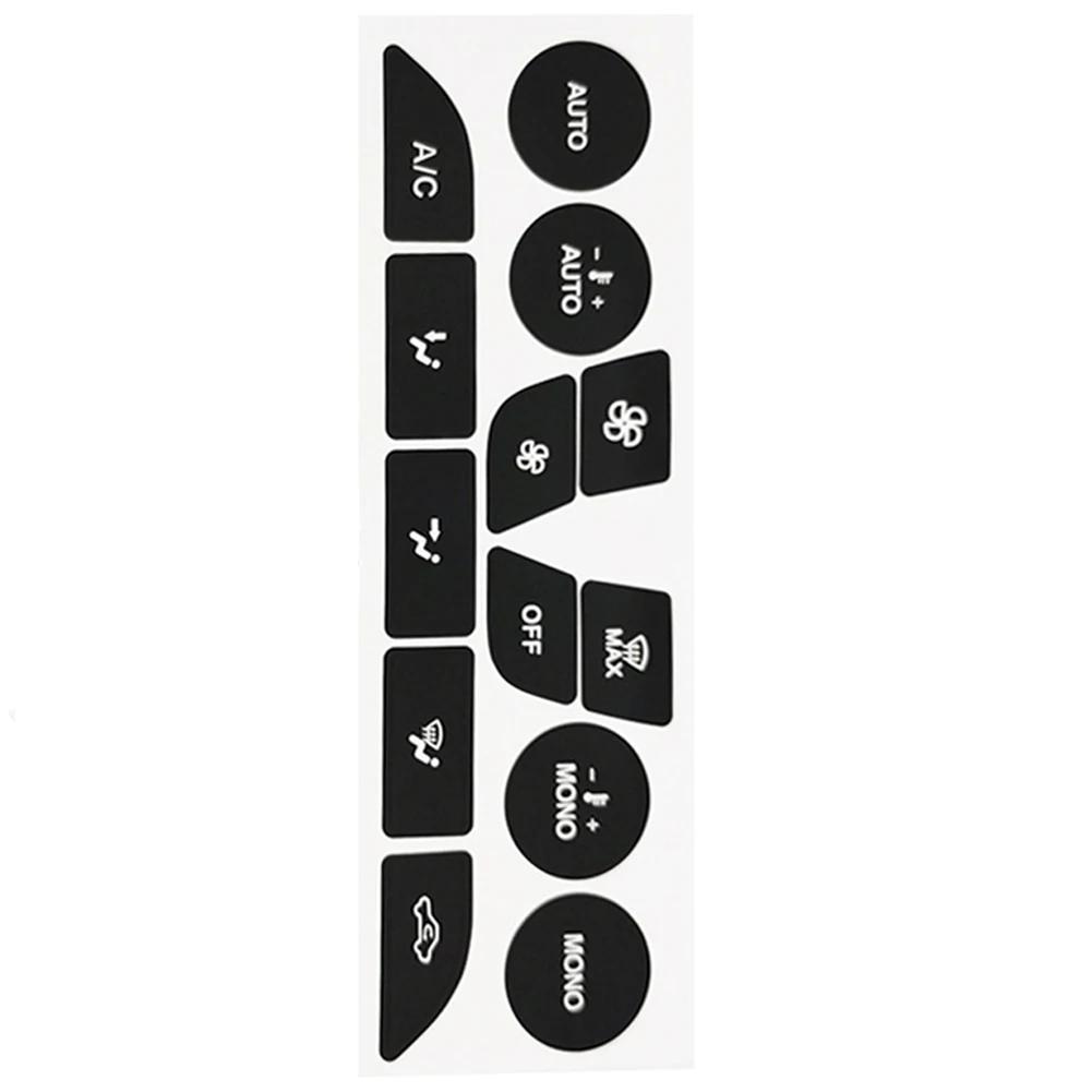 Practical Car Vinyl Climate Repair Decals Button Sticker Air Dashboard Accessories for Ford Focus 2 MK2 99-05