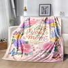 Heartfelt Mom's Gift Flannel Blanket-Soft and Suitable for Sofas,Beds,Offices,Travel,All Seasons,Great Gift for Holidays and Birthdays.