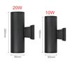 Outdoor Wall Light Waterproof 18W 12W 6W Waterproof Up Down Exterior IP65 Sconce Lighting Outdoor 65mm 90mm Home Wall Decor