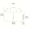 Scary Twenties Birthday Theme Automatic Umbrella, Lightweight & Portable, 8 Rib, Perfect for Outdoor Travel, Birthdays, Christmas, Gifts.