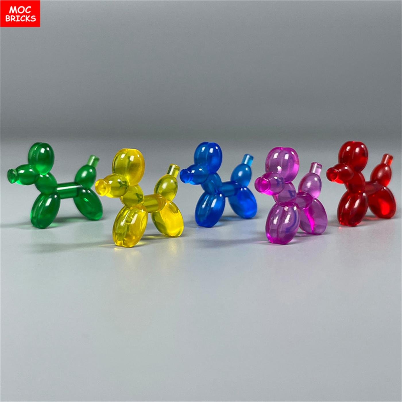 Yiran Toy Unisex Kids Moc Bricks Utensil Beach Park Scene Balloon Little Dog Clown Figure Wear 35692 Particles Assembled Building Blocks Children Toys