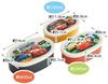 Skater Lunch Sealable Storage Made In Japan Medium Small Set of Disney Cars SRS3SAG Boxes, Containers, (Large 400ml, 280ml, 180ml), 3, Ag+
