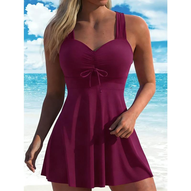 One-piece Swimsuit Women's Explosive Printed Skirt Seaside Beach High-end Bikini Swimsuit