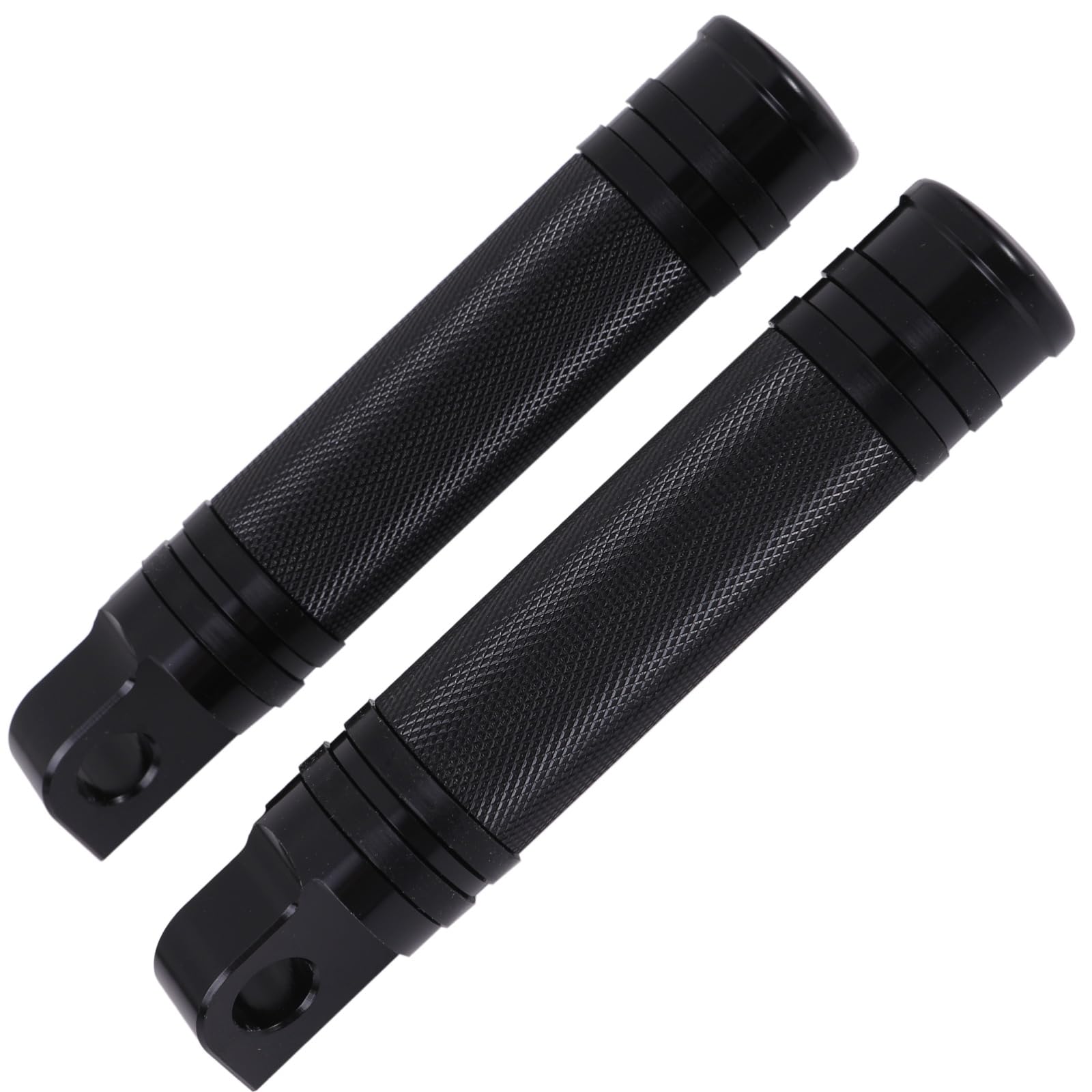 

Rubonarie CNC Aluminum Foot Pegs/Pedals for Harley Touring, Sportster, Softail, and Dyna (Black)