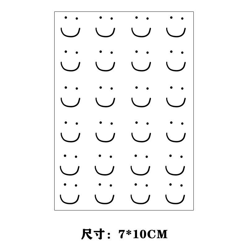 Love Digital Panda Smiley Face Cat Claw Finger Small Picture Disposable Temporary Tattoo Sticker
