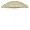 Beach Parasol - Maison Exclusive - Sand Yellow - Diameter 240 Cm - Tilting Polyester