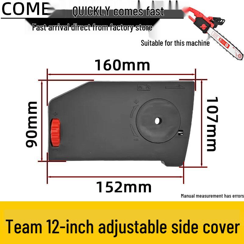 Team Regulator Chainsaw Accessories: 12-Speed Chain Tension Guide & Side Cover Knob