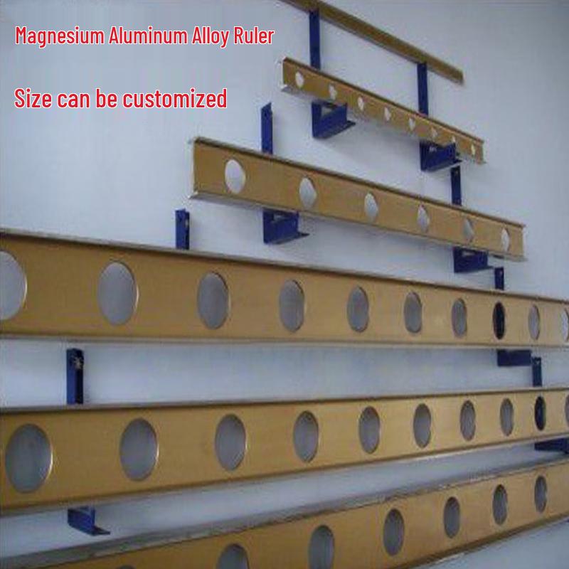 High-Precision Magnesium Aluminum Flat Ruler 2000x60x30mm