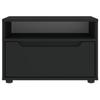 VISNES Black TV Cabinet 60 x 40 x 38 cm Particleboard