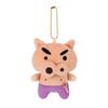 Sanei Boeki Crayon Shin-chan Petanko Mascot Buri Buri Zaemon Mascot W7.5 X D4.5 X H9.5cm Stuffed Toy