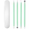 Professional 4pcs/pack Face Nose Whitehead Blackhead Remover Tools Acne Comedone Blackhead Pimple Extractor