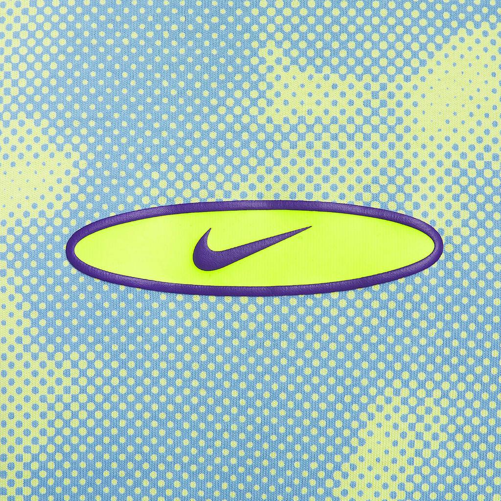 Nike Loose Fit Crew Neck Pullover Short Sleeve T-Shirt Men Tops Blue HJ0765-736