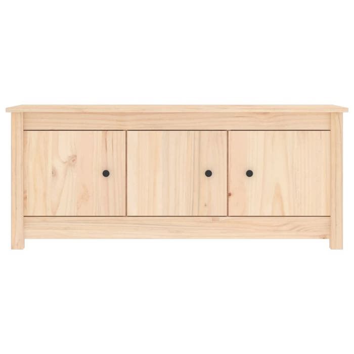 VidaXL Armoire à chaussures 110x38x45,5 cm Bois de pin massif 814599