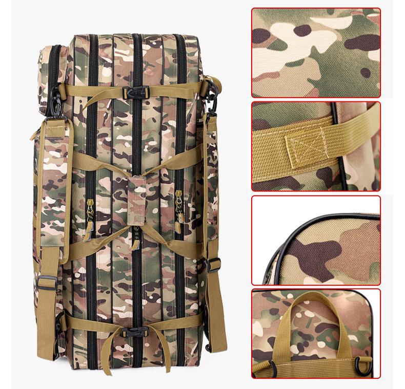3 katmanlı 80 cm/100 cm/120 cm Oxford Balıkçılık Çanta Erkekler Olta Çanta Omuz Balıkçılık Çanta Sırt Çantası Çanta Açık Spor XA234G Mücadele