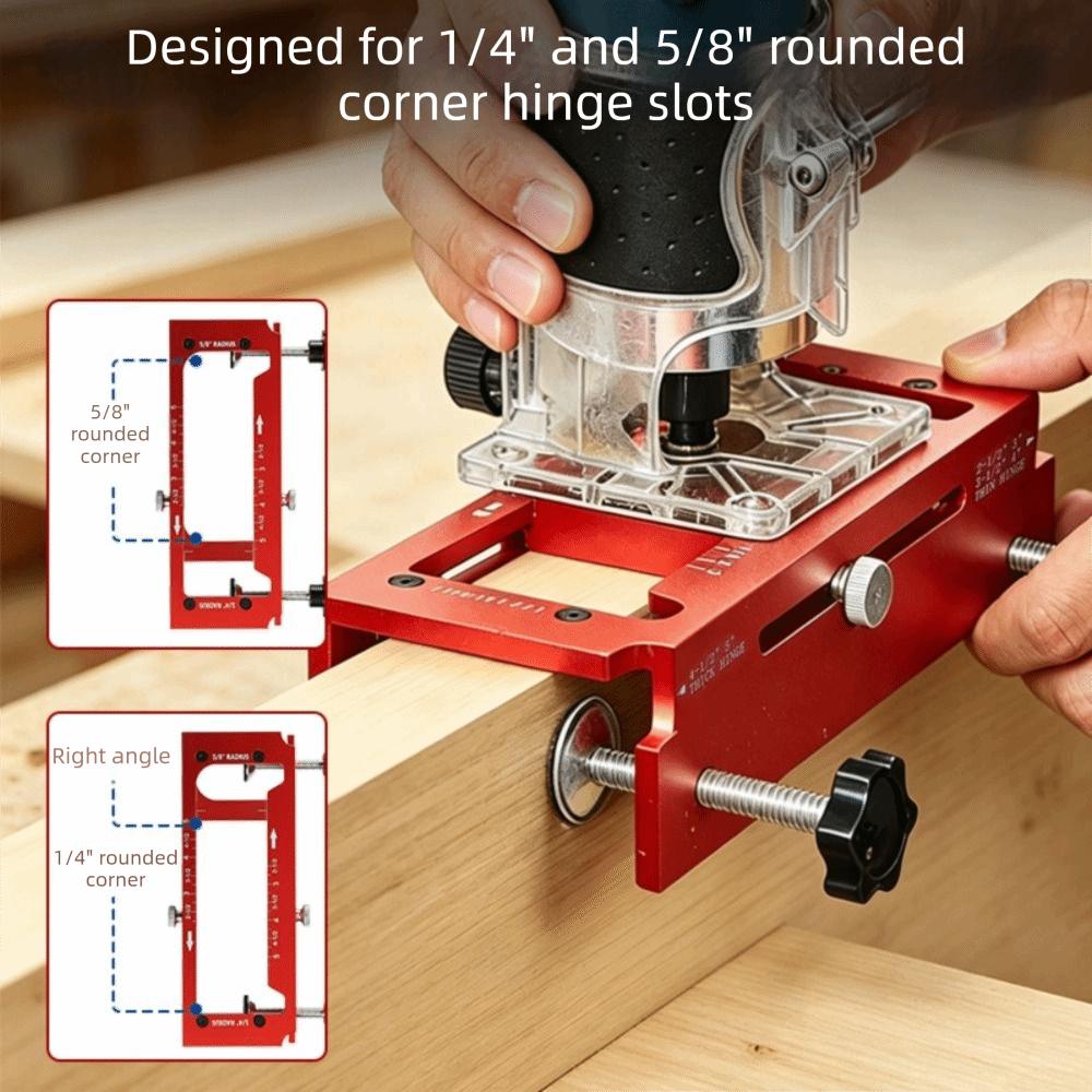 Durable Door Hinge Jig Aluminum Zinc Zinc Alloy Door Hinge Template Kit Exterior Doors