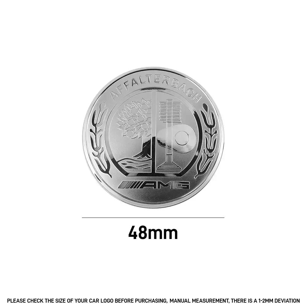 ETU4 For Benz AMG Car Steering Wheel Center Emblem Sticker Badge Decoration Cover for Mercedes Benz W204 W205 W211 Amg W212 W213 W218