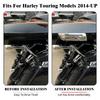Motorcycle Pack Trunk Lid Latch Lock Key Tour Luggage Hardware Kits For Harley Touring Road Street Electra Glide 2014-Up