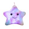 Cartoon Tie-dye Rabbit Hair Glowing Five-pointed Star Pillow Star Plush Toy Girl Doll Gift