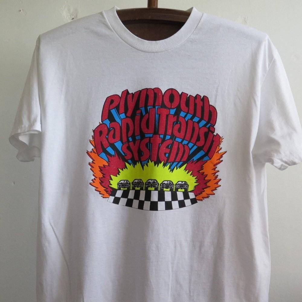 Plymouth Rapid Transit System T Shirt Drag Racing Hot Rod Plymouth Car Unisex T-Shirt M