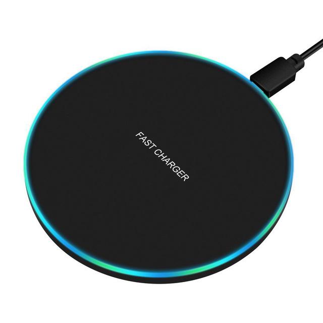 

GY-68 Ultra-thin Metal Wireless Fast Charger 10W/7.5W Support FOD Function Black