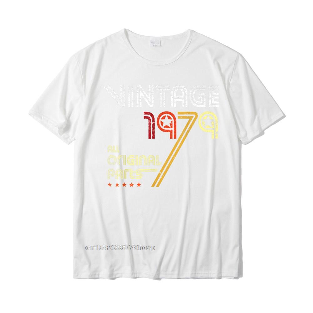 1979 Vintage 41st Birthday Retro Graphic Gift TShirt Unisexs Cheap Family Tops Shirts Cotton T Shirt Geek