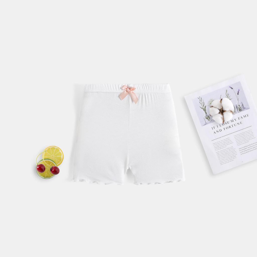 Letnie Szorty Bezpieczeństwa Modal dla Dziewcząt - Lekkie, Zapobiegające Ekspozycji, Legginsy Trzy Czwarte dla Studentek