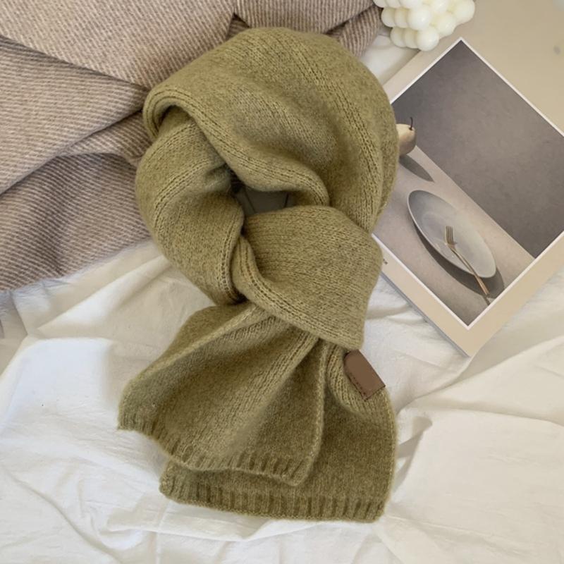 Korean Scarf Lightweight Warm Winter Wear Neck Wrap For Women Men