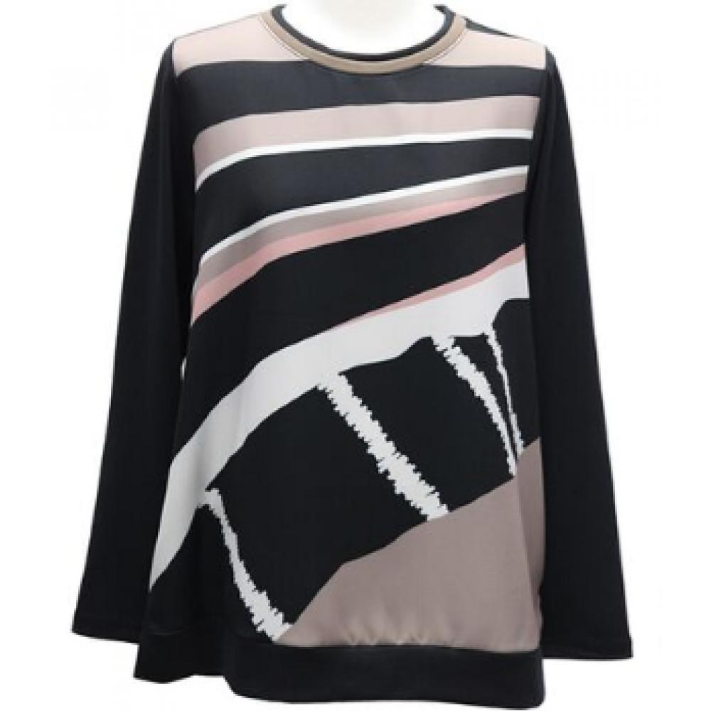 Shiz Madam 60s Mom Muir Blouse Round Tee