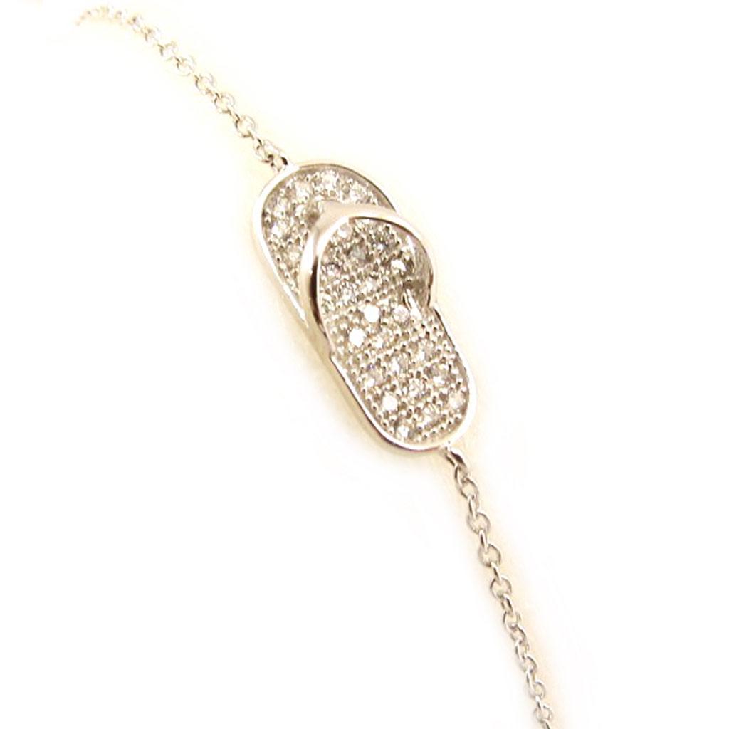 

Les Trésors De Lily [L4585] - Серебряный браслет «Щипцы» белого цвета