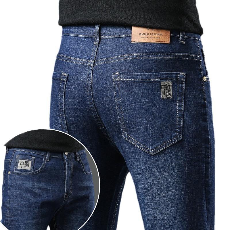 Fashion Jeans Men's Autumn and Winter Loose Straight Men's Long Trousers Youth Fashion Popular Chinese Style Embroidery Trousers
