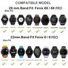 22 26mm Quick Fit Watchbands For Garmin Fenix 6 6X Pro 7 7X 5X 5 Plus 3HR Silicone Easyfit Wrist Band Football Pattern Strap