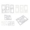Flexible Record Templates Planner Stencil Set Compatible with Coils Discs Rings Drawing And Checklist Templates for Dot Grid Journals