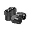 whalq7 4pcs Car Wheel Tire Valve Caps Tyre Rim Stem Covers for Tesla Model 3 Model S Model X Model Y Roadster SpaceX Cybertruck