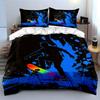 "Skateboard Art 3PC Set" Soft Comfortable Duvet Cover Bedding Set Included 1*Duvet Cover & 2*Pillowcases gift