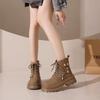 Fashion Booties Height Increasing Lightweight Woman Short Shoes British Style High Quality On Offer Fashion 2025 Ankle Boots for Women