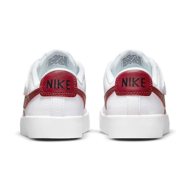 Nike Blazer Low 77 PS Weiß Teamrot Kinder Sneaker Schwarz DA4075-102