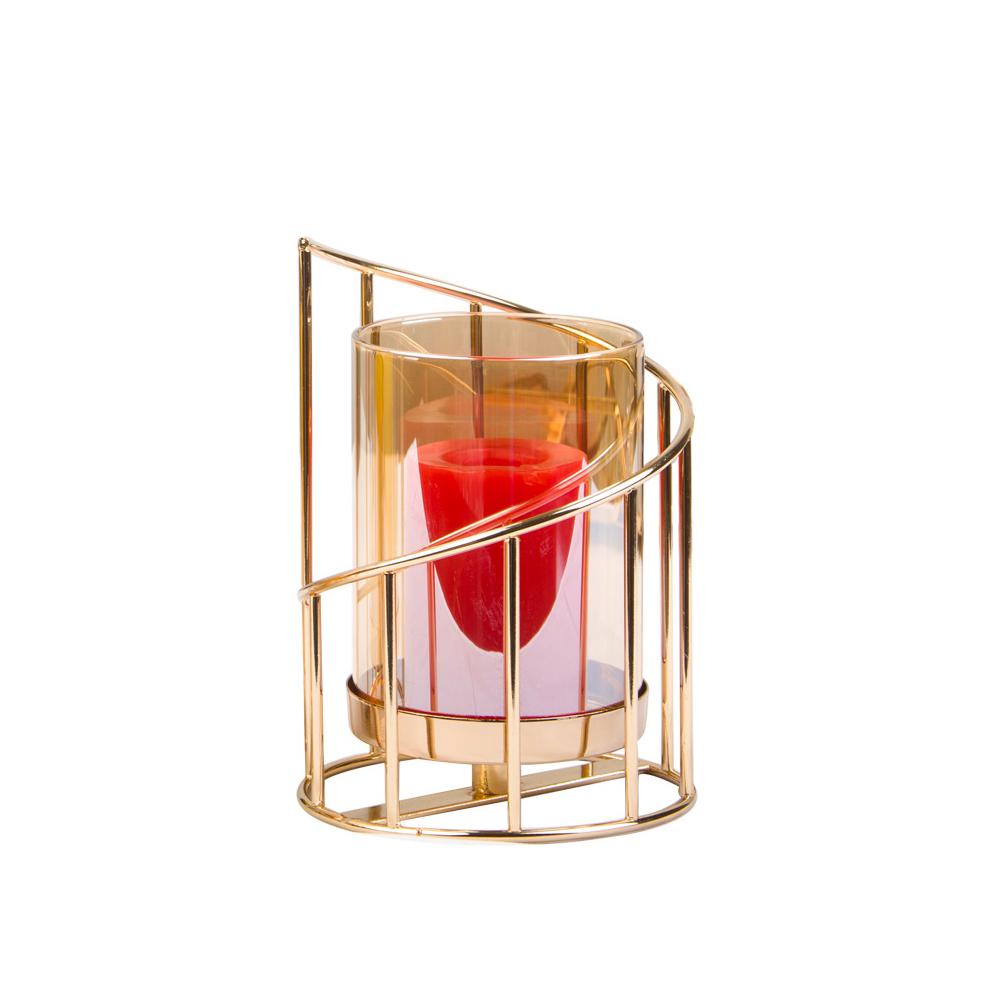 Storage Bottle Electroplated Gold Flower Accessories For Wedding Birthday Dinner Decoration Flower Pot Candlestick Steel/glass