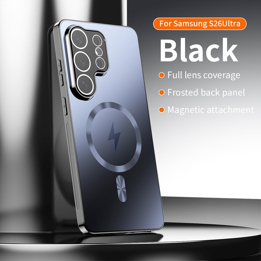 Magnetic Case For Samsung Galaxy S26 Ultra S25 Plus S24 S23 S22 Precise Perfect Fit Shockproof For MagSafe Lens Protection Cover