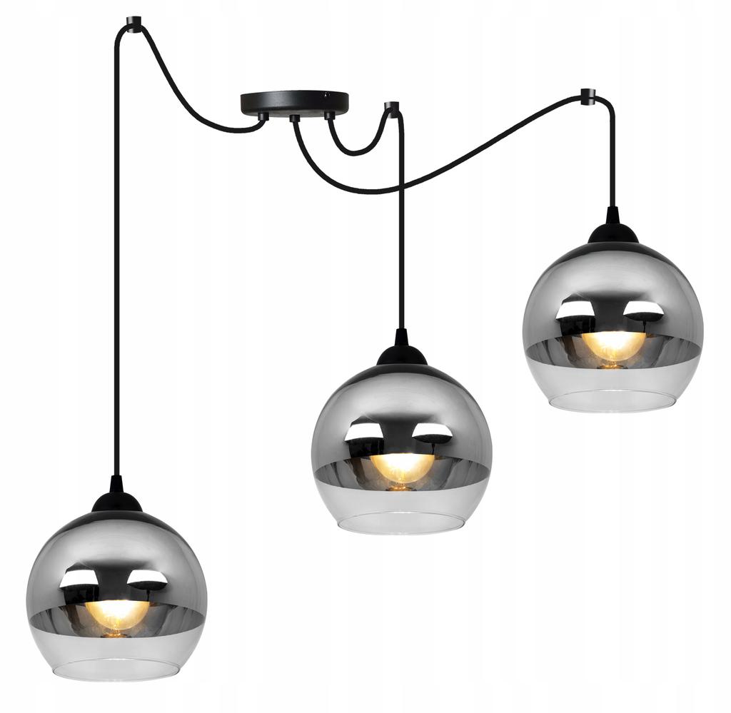 ELEGANT CHROME LED SPIDER HANGING LAMP