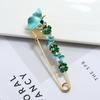 Oil silk scarf buckle brooch women's fixed clothes cardigan pin tulip flower temperament versatile accessories
