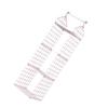 Hanging Closet Organizer 3 Tier Pink Storage Shelf Minimalist Grid Plastic Cloth Shelf for Bedroom Dormitory Apartment