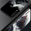Black Mountain Peak Phone Case for Samsung Galaxy A56 A36 A26 A16 A34 A24 A42 A22 A20 A12 A40 A30 A10 5G Soft TPU Cover Shell