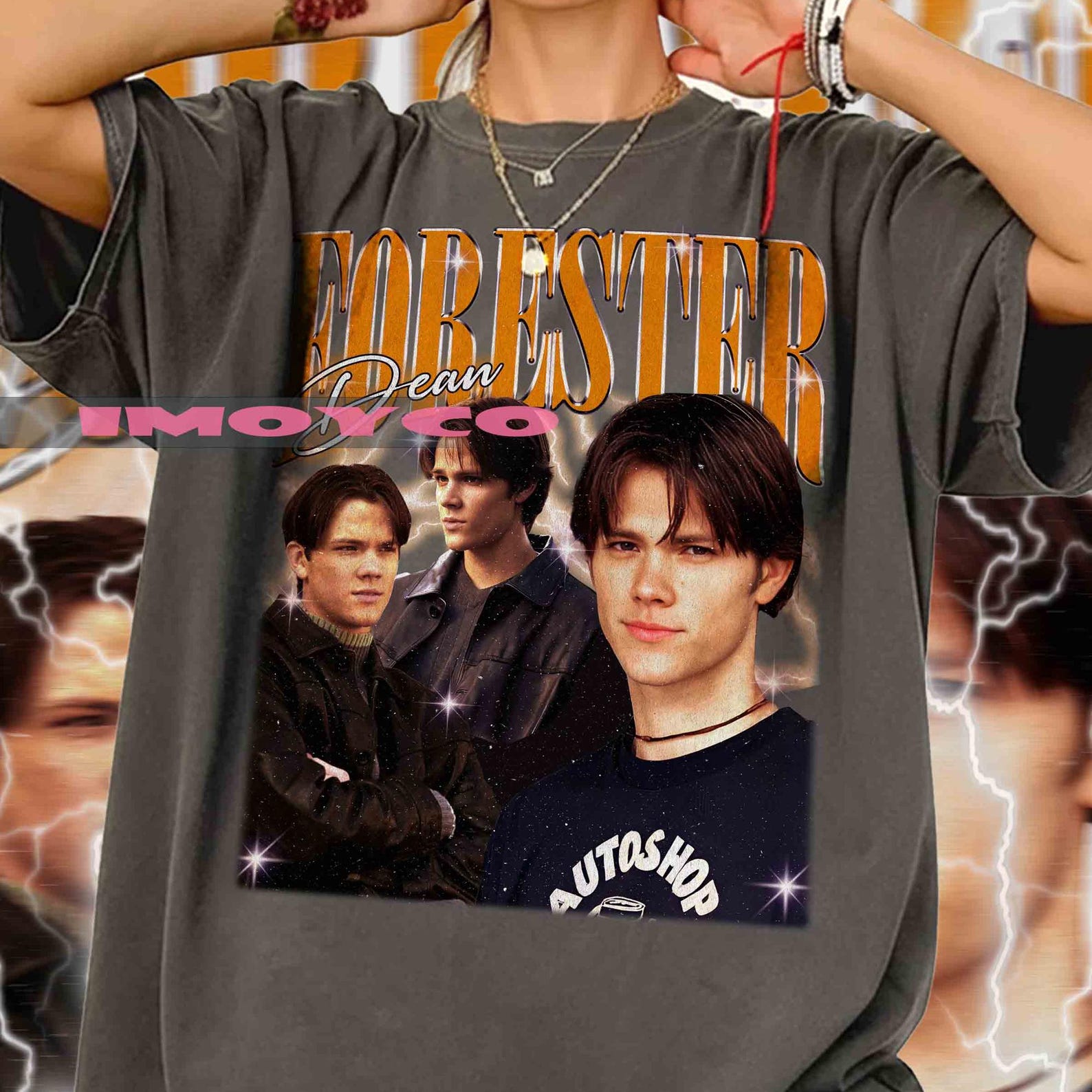 Dean Forester Vintage T-Shirt, Retro 90s Fan Tee XL
