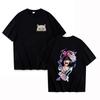 Summer Hot Blooded Anime Hashibira Inosuke Print Short Sleeve T Shirts for Women and Men Casual Cool Crew Neck T-shirts