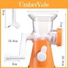 Multi Function Manual Meat Grinder With Detachable Blade For Home Kitchen