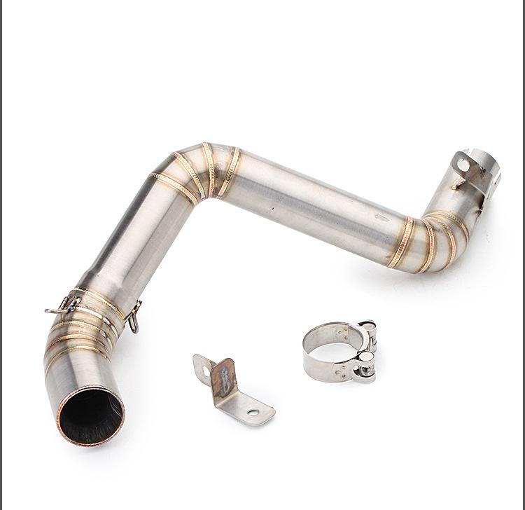 DUKE390/RC390 Stainless Steel Exhaust Mid-Section Connector for Motorcycle Modification