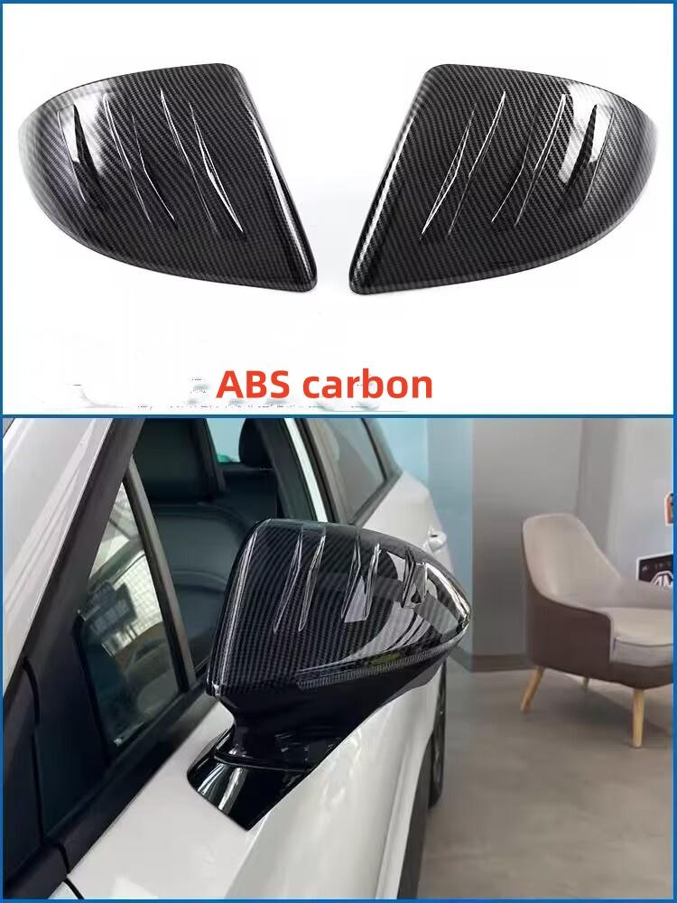 WAK1  LHD/RHD Car Window Control Lift Panel Cover Sticker Carbon Fiber 4pcs for MG4 MG 4 EV Mulan 2023- 2024 Acc.