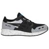 Asics Hypergel Mesh Synthetic Leather Comfortable Low Top Lifestyle Sneakers Unisex Sneakers Black Gray 1191A011-001