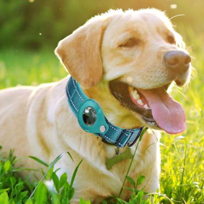 Cat Collar Adjustable High Toughness Nylon Pet Collar Anti-lost Device Protective Case for Airtag